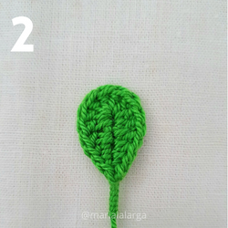 Patron gratis crochet hojas plantas flores amigurumi